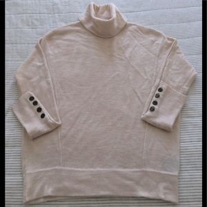 Moth (Anthropologie brand) Blush colored turtleneck, Size S